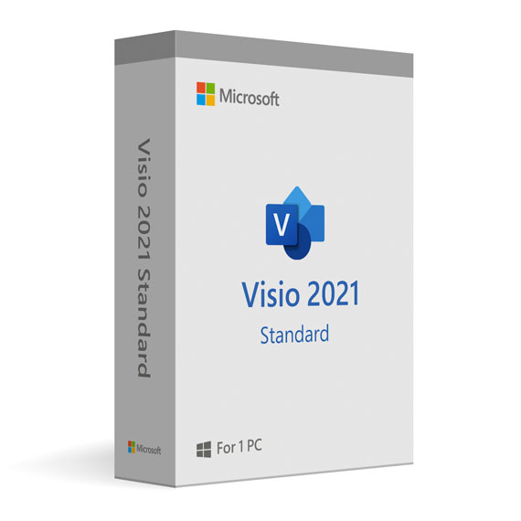 Visio Standard 2021 for Windows Digital Download