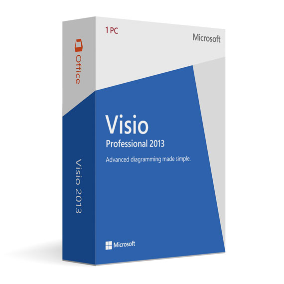 Visio Professional 2013 for Windows Digital Download